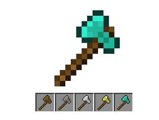 我的世界为什么大神用斧子?