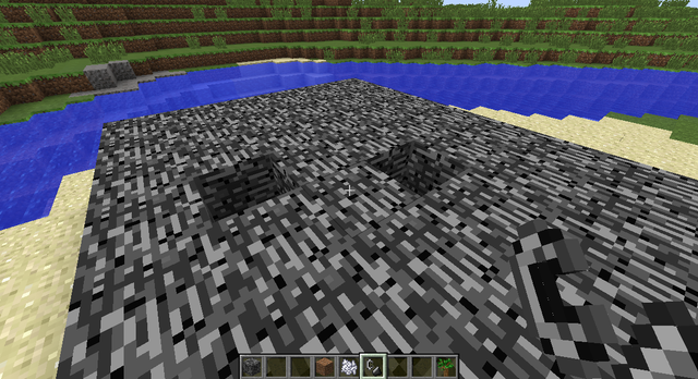 我的世界怎么卡掉基岩 Lu18玩吧